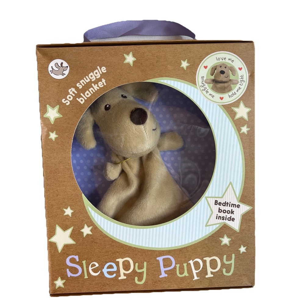 Sleepy Puppy Soft Snuggie Blanket And Bedtime Book Baby Gift Box Has Slight Dam‎